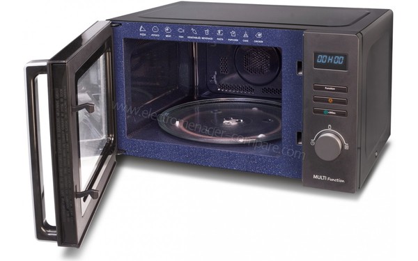 THOMSON Combimat 25 - Vue 3/4 droite, porte ouverte (cr&eacute;dit : Darty)