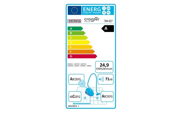 THOMAS crooSer silver lite - &Eacute;tiquette &eacute;nergie