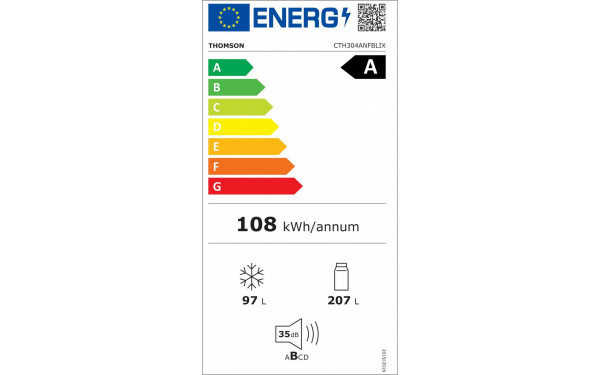 THOMSON CTH304ANFBLIX - &Eacute;tiquette &eacute;nergie v2