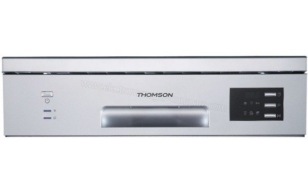 THOMSON TDW 6047 Inox - Panneau de commandes (cr&eacute;dit : Darty)