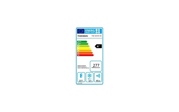 THOMSON THD300NFWH - &Eacute;tiquette &eacute;nergie