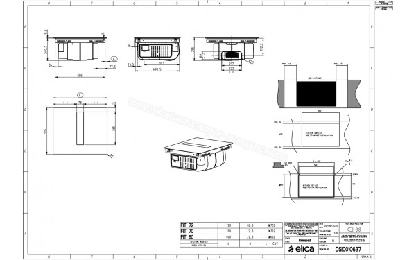 THOMSON THIH72 - Dimensions