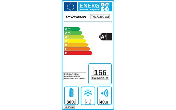 THOMSON THLR360SS - &Eacute;tiquette &eacute;nergie