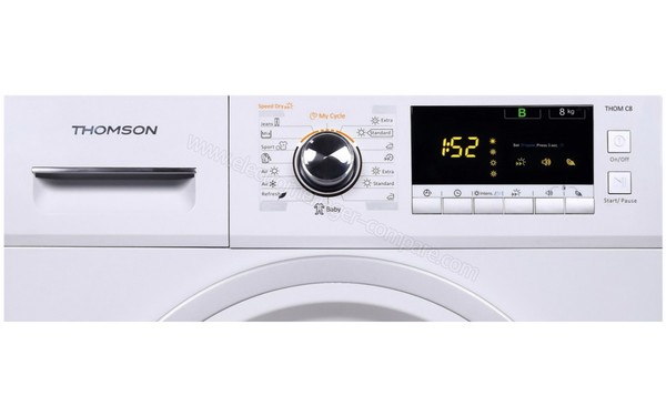 THOMSON THOM C8 - Panneau de commandes (cr&eacute;dit : Darty)