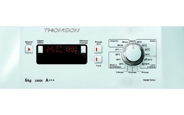 THOMSON THOM TOP 14 - Panneau de commandes (cr&eacute;dit : Darty)