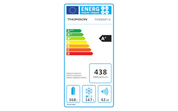 THOMSON THSBS97IX - &Eacute;tiquette &eacute;nergie