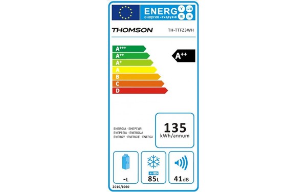 THOMSON TH-TTFZ3WH - &Eacute;tiquette &eacute;nergie