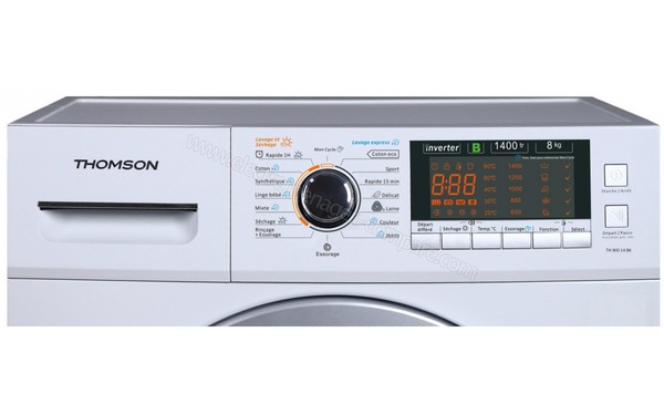 THOMSON TH WD 1486 - Panneau de commandes (cr&eacute;dit : Darty)