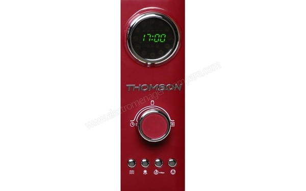 THOMSON T-RETRO20RED2 - Panneau de commandes (cr&eacute;dit : Darty)