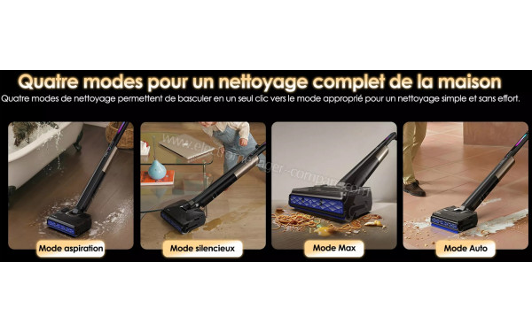 TINECO Floor One S7 Fold - 4 modes de nettoyage