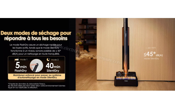 TINECO Floor One S7 Fold - 2 modes de s&eacute;chage