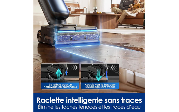 TINECO Floor One Station S9 Artist - Raclette intelligente sans traces