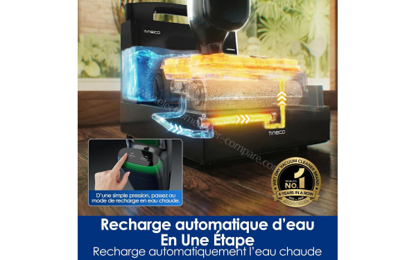 TINECO Floor One Station S9 Artist - Recharge automatique d'eau en une &eacute;tape