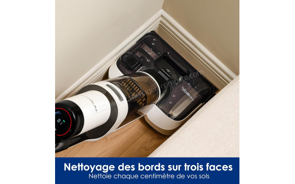 TINECO Floor One Stretch S6 - Nettoyage des bords sur trois faces