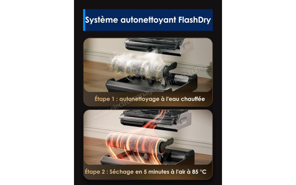 TINECO Floor One Switch S6 Stretch Breeze - Syst&egrave;me autonettoyant FlashDry