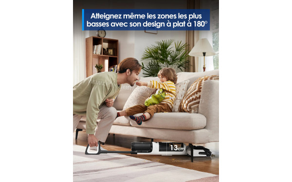 TINECO Floor One Switch S6 Stretch - Design &agrave; plat &agrave; 180&deg;