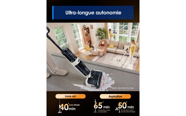 TINECO Floor One Switch S6 Stretch - Ultra-longue autonomie