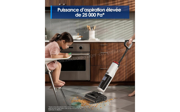 TINECO Floor One S7 Stretch Turbo - Puissance d'aspiration &eacute;lev&eacute;e