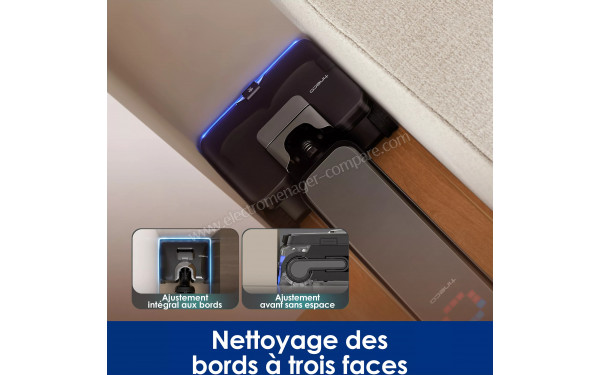 TINECO Floor One S9 Scientist Complete - Nettoyage des bords &agrave; trois c&ocirc;t&eacute;s