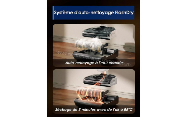 TINECO Floor One Switch S6 Stretch Plus - Syst&egrave;me d'auto-nettoyage FlashDry