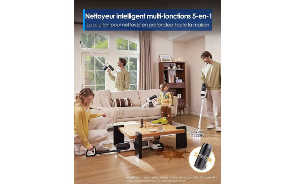 TINECO Floor One Switch S6 Stretch Plus - Nettoyeur intelligent multi-fonctions 5-en-1