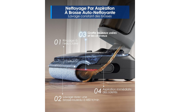 TINECO Floor One i5 Stretch - Brosse auto-nettoyante