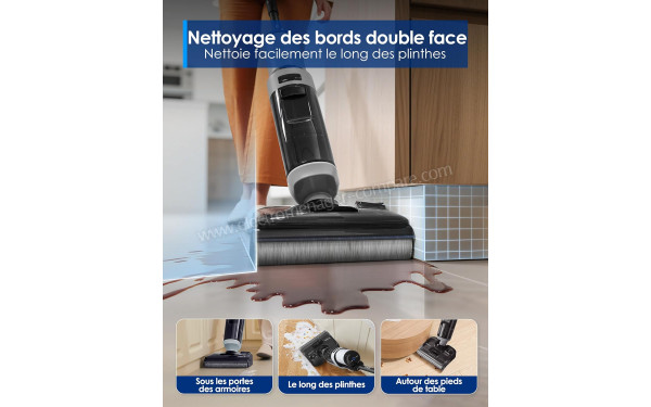 TINECO Floor One i5 Stretch - Nettoyage des bords