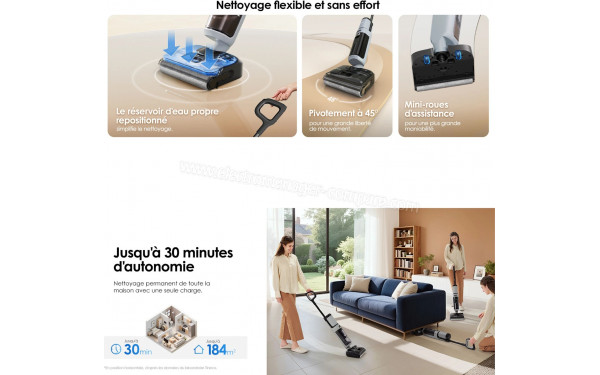 TINECO Floor One i5 Stretch Plus - Mise en situation