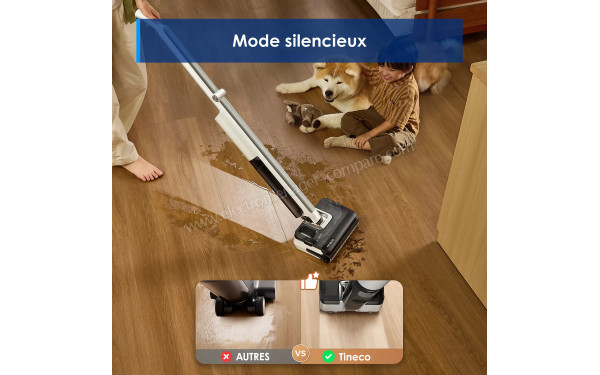 TINECO Floor One i7 Fold Premium - Mode silencieux