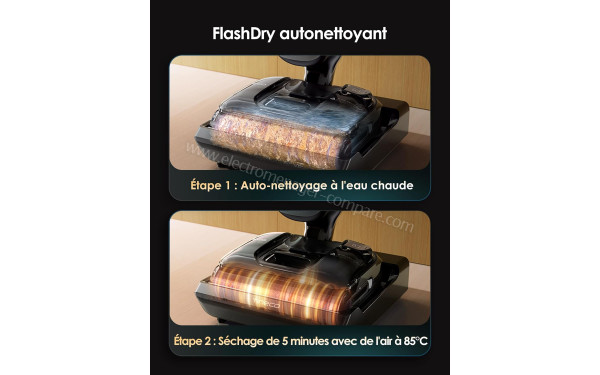 TINECO Floor One S7 Artist - Technologie FlashDry