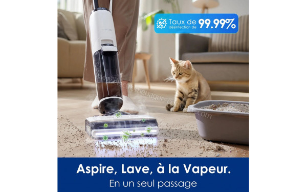 TINECO Floor One S7 Steam Plus - Mise en situation (cr&eacute;dit : Darty)