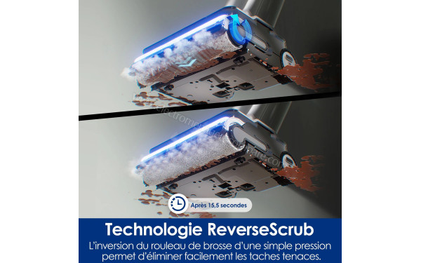 TINECO Floor One S9 Artist Steam Pro - Technologie ReverseScrub