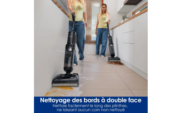 TINECO Floor One Switch S7 Stretch - Nettoyage des bords sur les deux c&ocirc;t&eacute;s