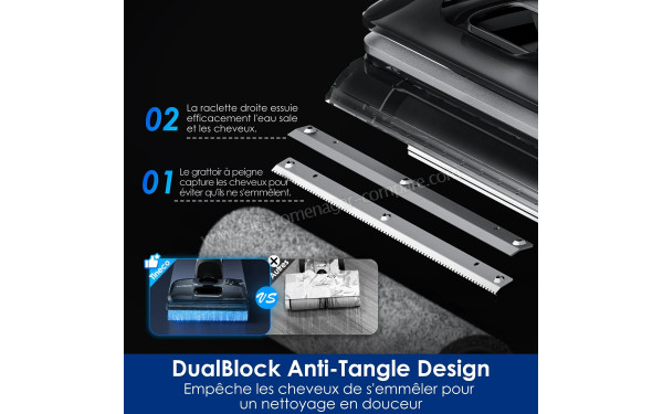 TINECO Floor One Switch S7 Stretch - Conception anti-noeuds DualBlock