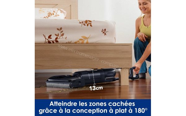 TINECO Floor One Switch S7 Stretch - Conception &agrave; plat &agrave; 180&deg;