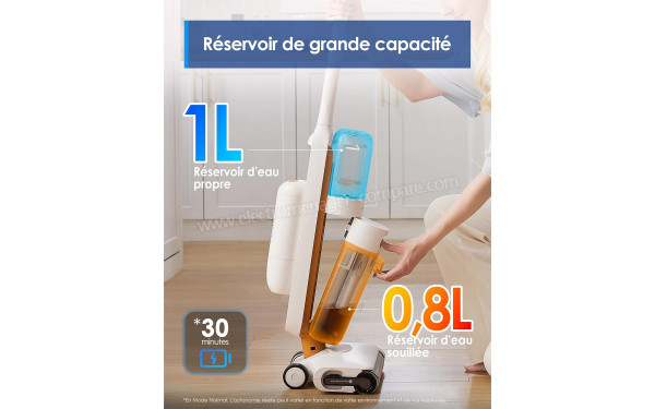 TINECO iFloor Y2 - R&eacute;servoir de grande capacit&eacute;