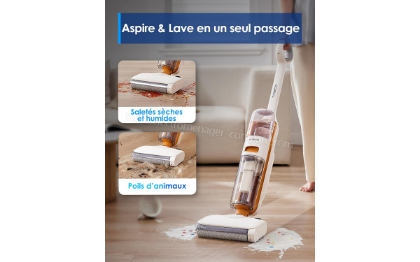 TINECO iFloor Y2 - Aspire et lave en un passage