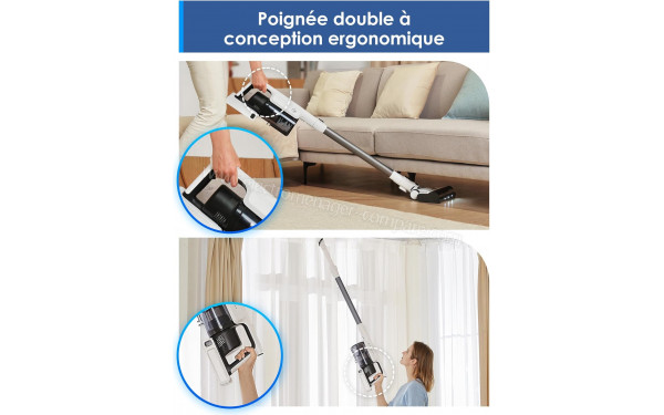 TINECO A30S - Poign&eacute;e &agrave; double conception ergonomique