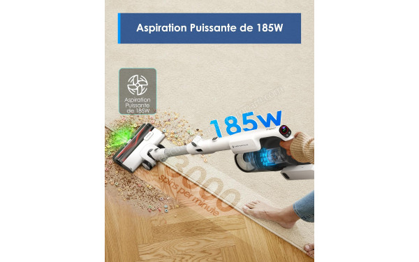 TINECO Pure One A50S Plus - Puissance d'aspiration