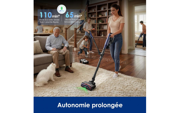 TINECO Pure One A70S - Autonomie prolong&eacute;e de la batterie