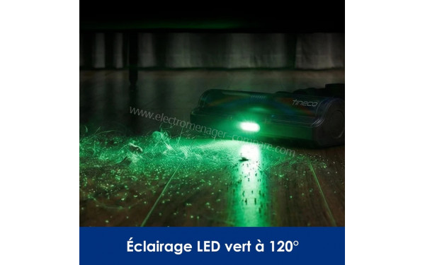 TINECO Pure One A70S - Eclairage LED Vert &agrave; 120&deg;