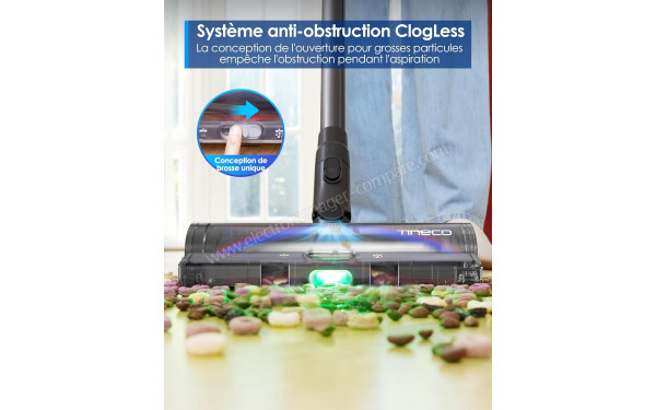 TINECO Pure One S50 Pro - Syst&egrave;me ClogLess