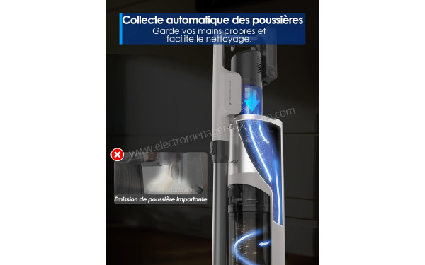 TINECO Pure One Station 5 Pro - Collecte automatique des poussi&egrave;res