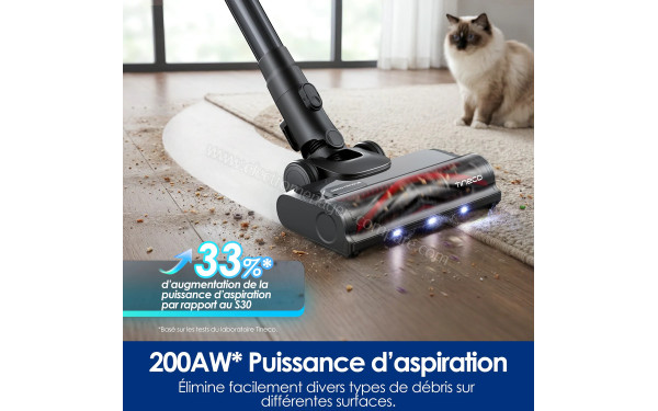 TINECO Pure One S50 Pro Pet - Puissance d'aspiration