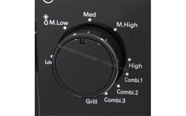 TM ELECTRON TMPMW003BLK - Vue des programmes