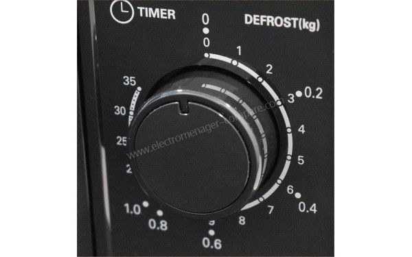 TM ELECTRON TMPMW003BLK - Vue des programmes