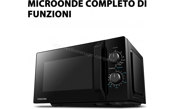 TOSHIBA MW2-MG20P(BK) - Vue 3/4 droite