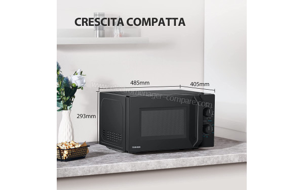 TOSHIBA MW2-MG20P(BK) - Dimensions