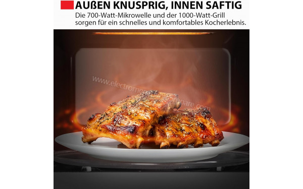 TOSHIBA MW2-MG20PE(SL) - Puissance de cuisson