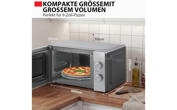 TOSHIBA MW2-MG20PE(SL) - Dimensions